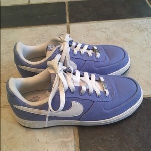 Light Blue and White Nike Air Force 1